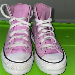 Converse Pink Canvas High-Tops